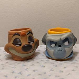 Disney Timon Lion King Pocahontas Applause Mugs